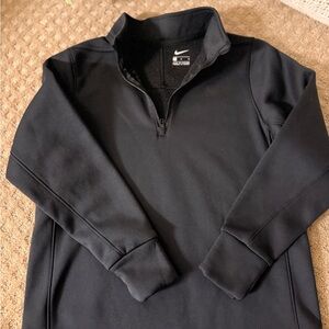 Nike Boy’s  Black Half-Zip Sweatshirt